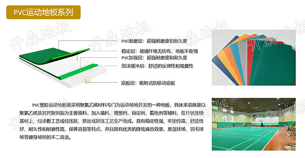 PVC运动地胶